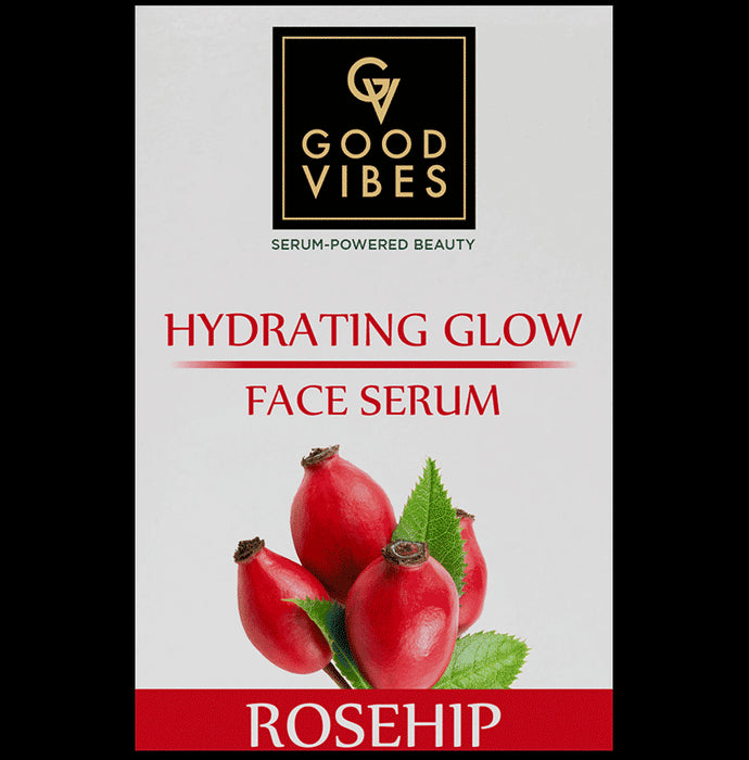 Good Vibes Hydrating Glow Face Serum Rosehip - Classic Derma