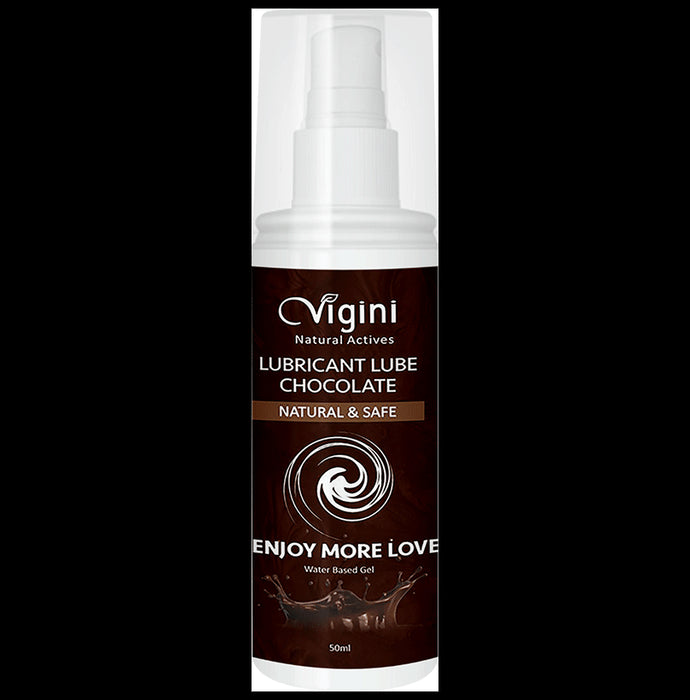 Vigini Lubricant Lube Natural & Safe Enjoy Water Based Gel Chocolate - Classic Derma