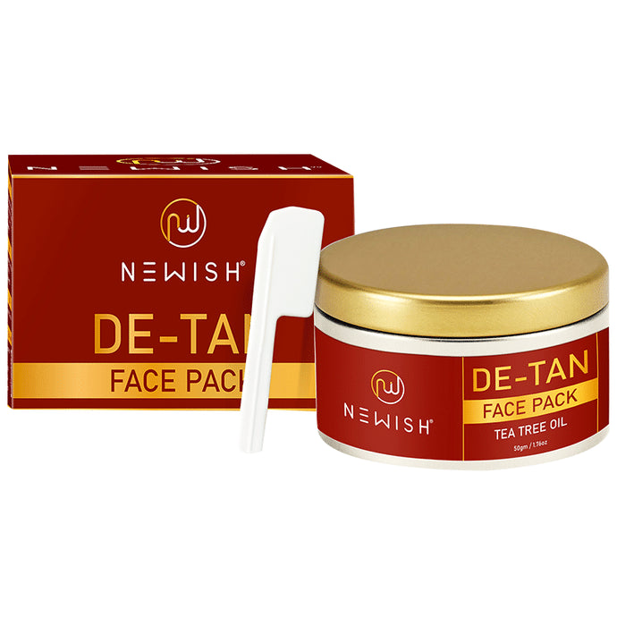 Newish De-Tan Face Pack for Men & Women - Classic Derma