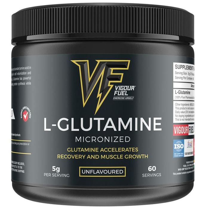 Vigour Fuel L-Glutamine Micronized Unflavoured - Classic Derma