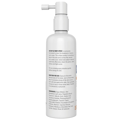 Salyzap-AZ Spray For Body Acne