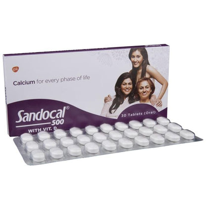 Sandocal 500 with Vit. D3 Tablet - Classic Derma