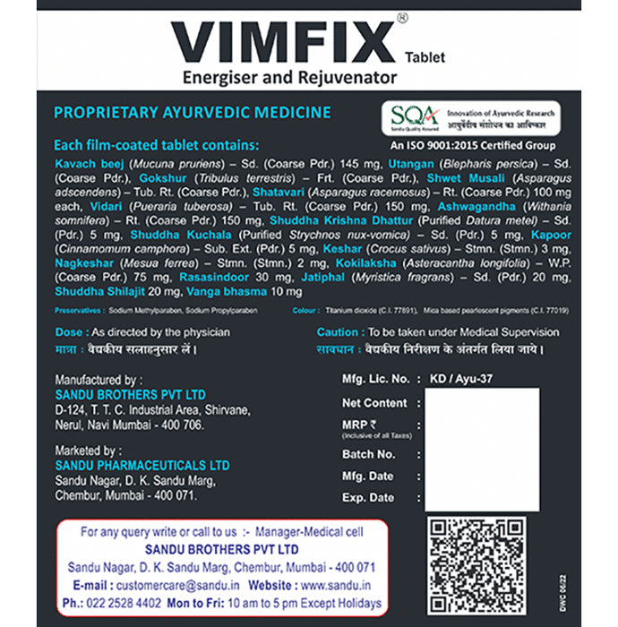 Sandu Vimfix(60 Tablets in Each)