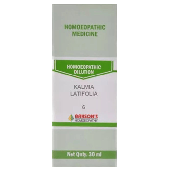 Bakson's Homeopathy Kalmia Latifolia Dilution 6 CH - Classic Derma