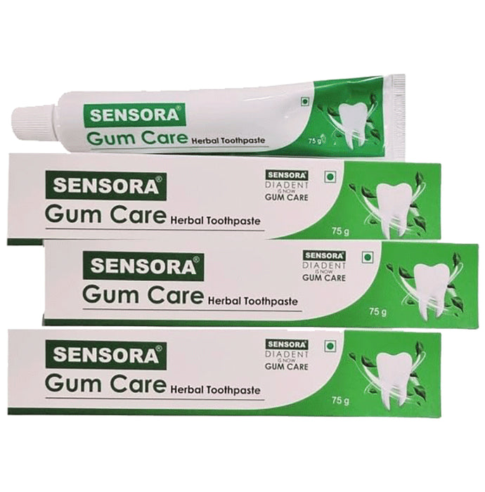 Sensora Gum Care Herbal Toothpaste (75gm Each) - Classic Derma