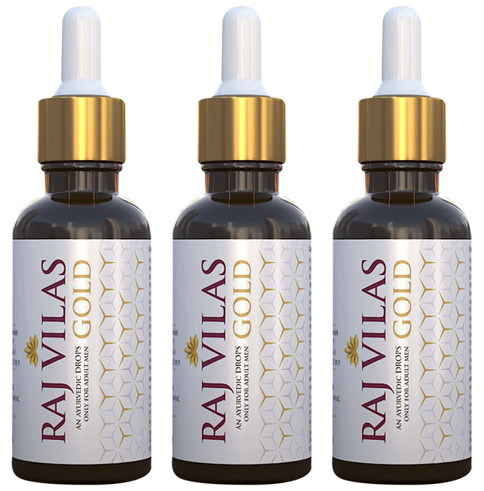 Saptarishi Raj Vilas Gold Drop (30ml Each) - Classic Derma