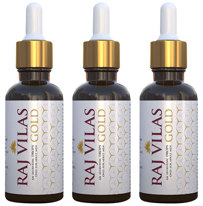 Saptarishi Raj Vilas Gold Drop (30ml Each) - Classic Derma