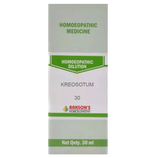 Bakson's Homeopathy Kreosotum Dilution 30 - Classic Derma
