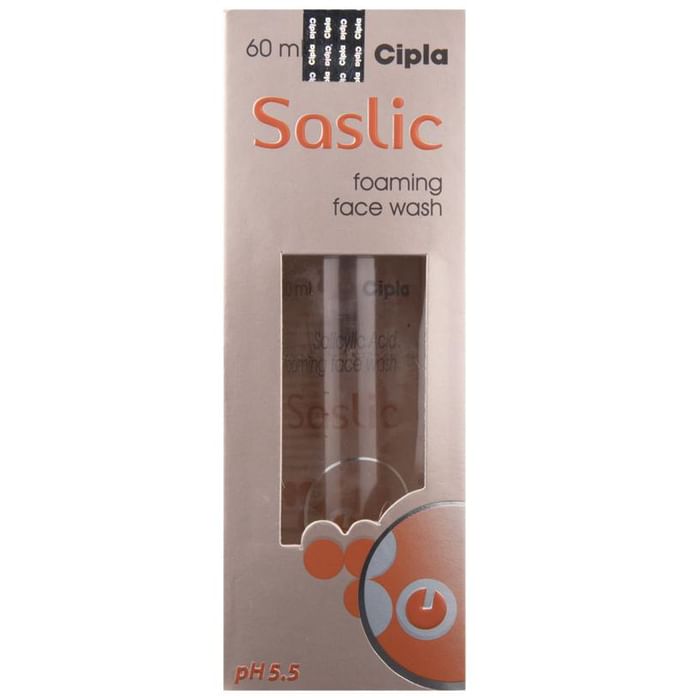 Saslic Salicylic Acid Foaming Face Wash | pH 5.5 for Acne Prone Skin - Classic Derma