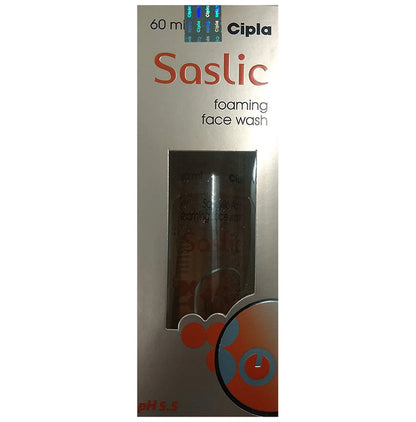 Saslic Salicylic Acid Foaming Face Wash | pH 5.5 for Acne Prone Skin