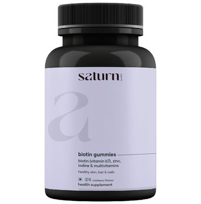 Saturn Biotin Gummies Cranberry - Classic Derma
