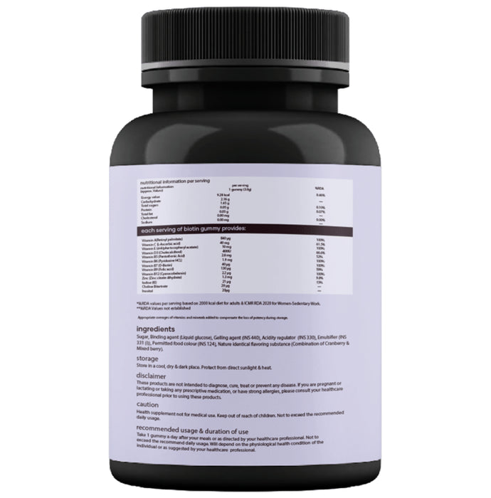 Saturn Biotin Gummies Cranberry