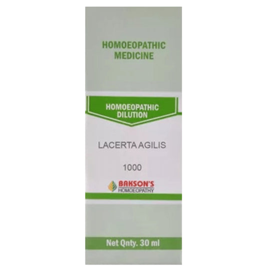 Bakson's Homeopathy Lacerta Agilis Dilution 1000 CH - Classic Derma