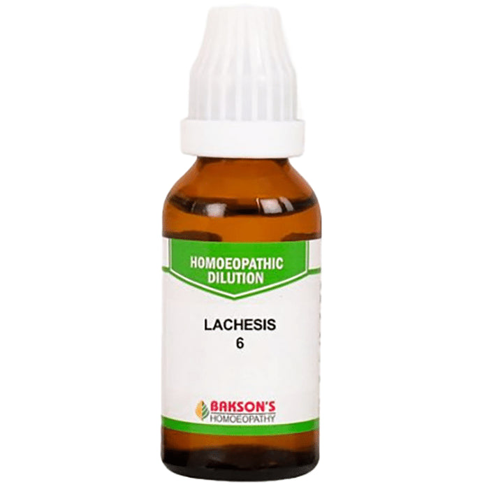 Bakson's Homeopathy Lachesis Dilution 6 CH