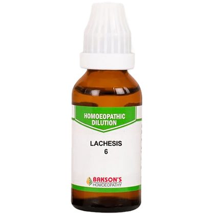 Bakson's Homeopathy Lachesis Dilution 6 CH