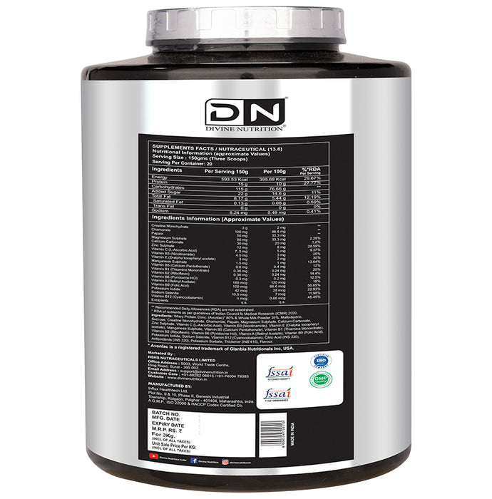 Divine Nutrition Hunk Gainer Kesar Badam