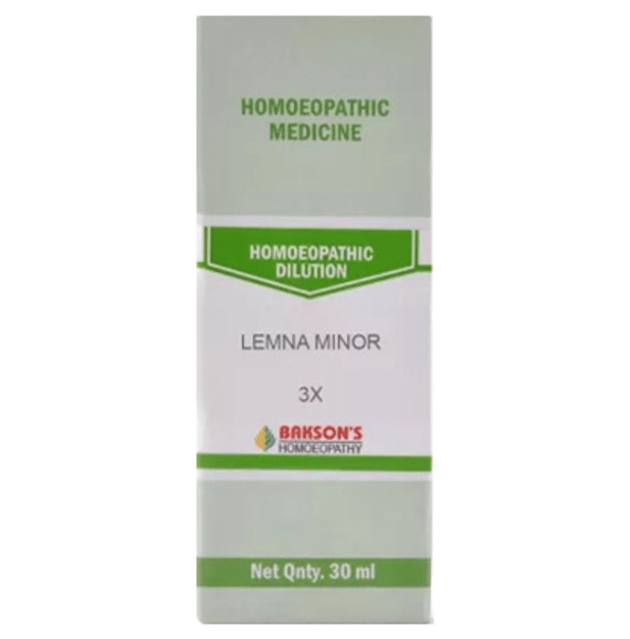 Bakson's Homeopathy Lemna Minor Dilution 3X - Classic Derma