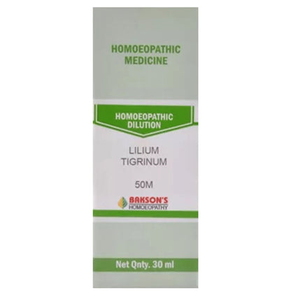 Bakson's Homeopathy Lilium Tigrinum Dilution 50M - Classic Derma