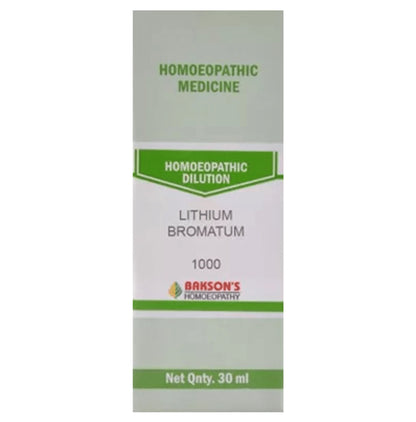 Bakson's Homeopathy Lithium Bromatum Dilution 1000 CH - Classic Derma