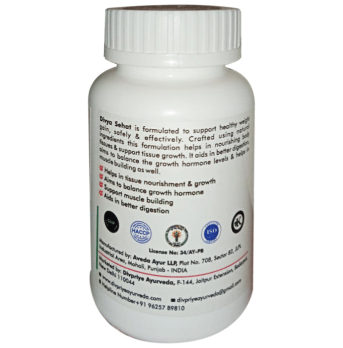 Divpriye Ayurveda Divya Sehat Capsule (60 Each)