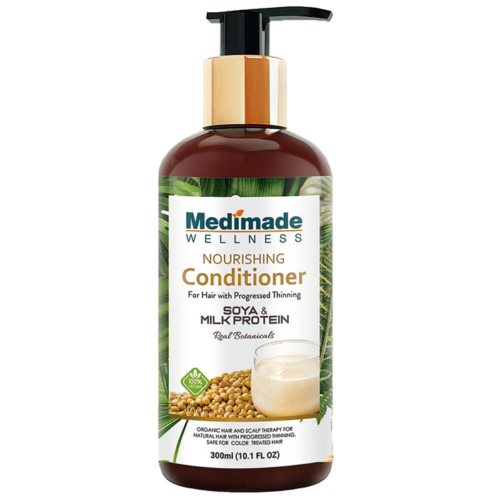 Medimade Wellness Soya and Milk Protein Nourishing Conditioner (300ml Each) - Classic Derma