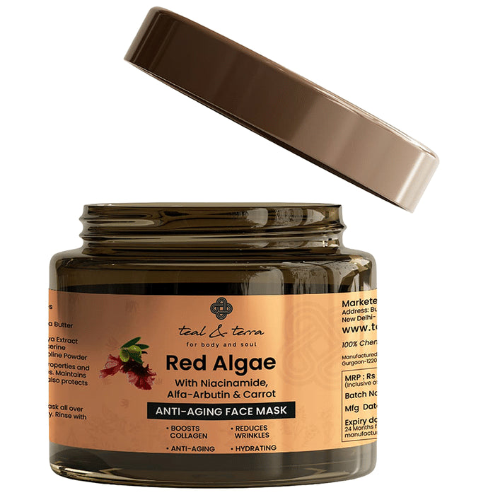 Teal & Terra Red Algae Anti-Aging Face Mask - Classic Derma
