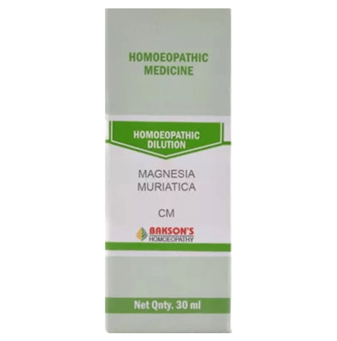 Bakson's Homeopathy Magnesia Muriatica Dilution CM - Classic Derma