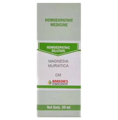 Bakson's Homeopathy Magnesia Muriatica Dilution CM - Classic Derma