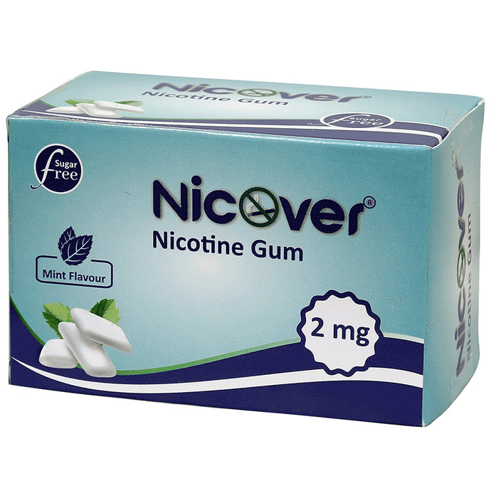 Nicover Nicotine Gum Sugar Free (100 Each) Mint - Classic Derma
