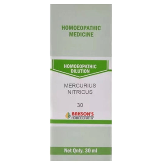 Bakson's Homeopathy Mercurius Nitricus Dilution 30 - Classic Derma