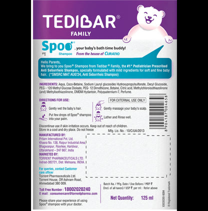 Tedibar New Spoo Gentle Baby Shampoo | Tear-Free