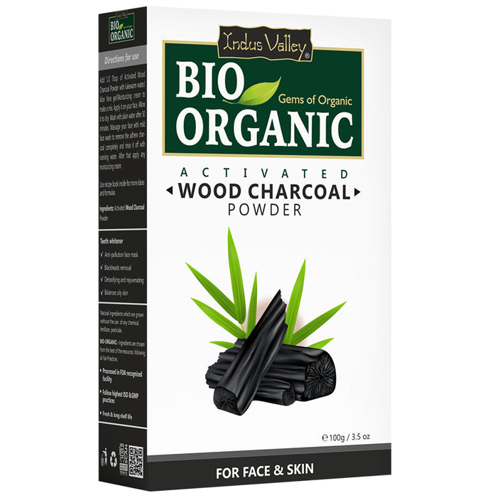 Indus Valley Bio Organic Activated Charcoal Powder - Classic Derma