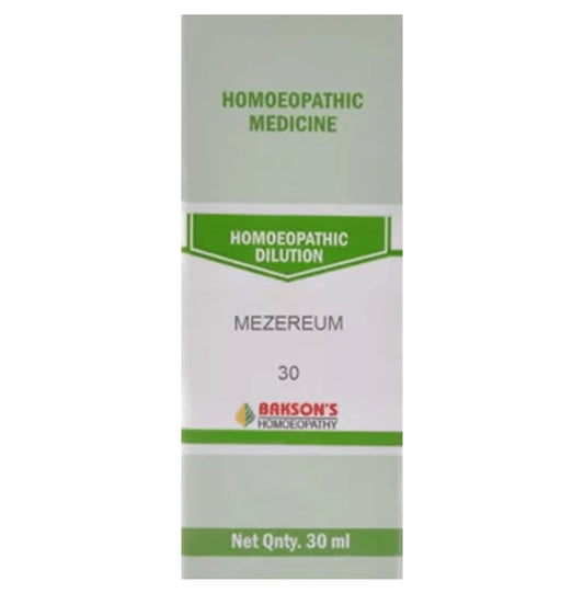 Bakson's Homeopathy Mezereum Dilution 30 - Classic Derma