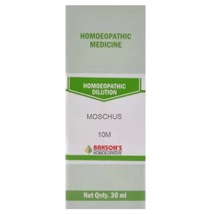 Bakson's Homeopathy Moschus Dilution 10M - Classic Derma