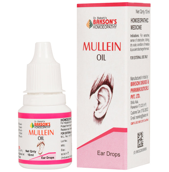 Bakson's Homeopathy Mullein Oil - Classic Derma