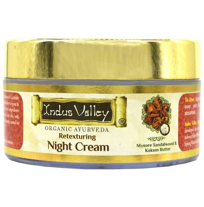 Indus Valley Organic Ayurveda Cream Retexturing Night - Classic Derma