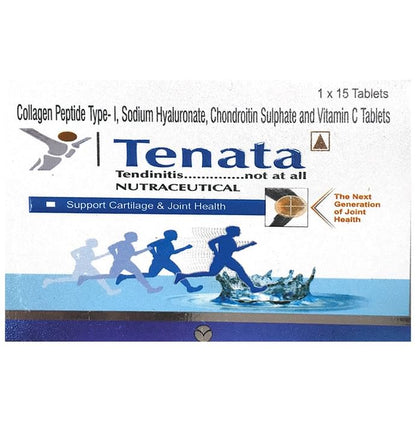 Tenata Tablet with Collagen I & Vitamin C | Supports Cartilage & Joint Health - Classic Derma