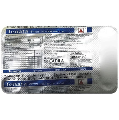 Tenata Tablet with Collagen I & Vitamin C | Supports Cartilage & Joint Health