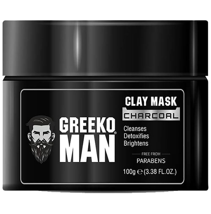 Greeko Man Charcoal Clay Mask - Classic Derma