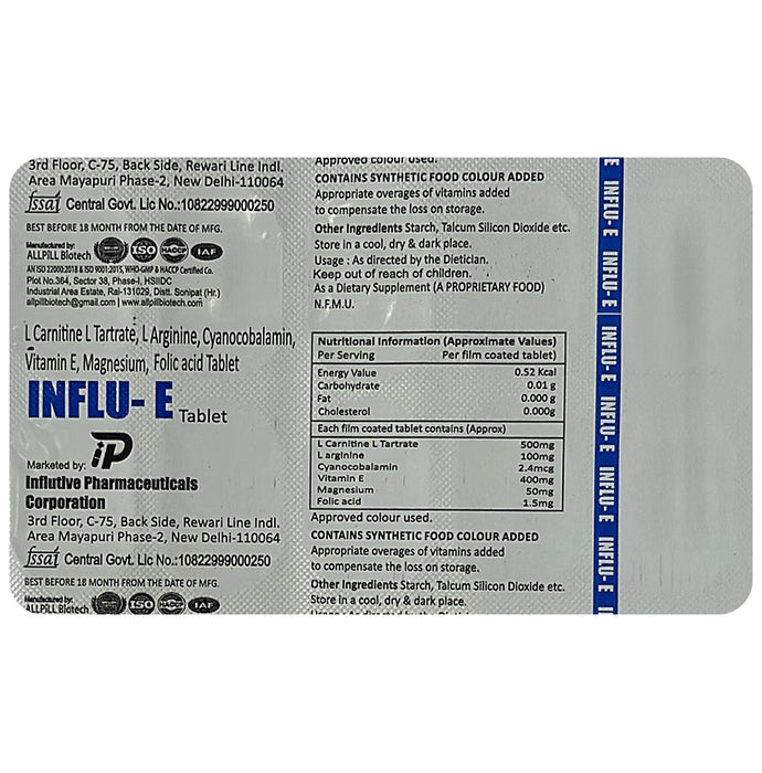 Influ-E Tablet (10 Each)