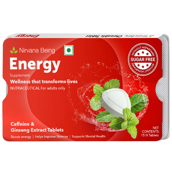 Nirvana Being Energy Tablet (15 Each) Sugar Free - Classic Derma