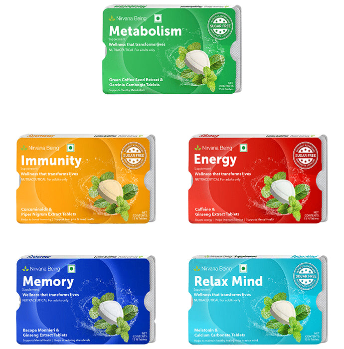 Nirvana Being Tablet (15 Each) Assorted - Classic Derma