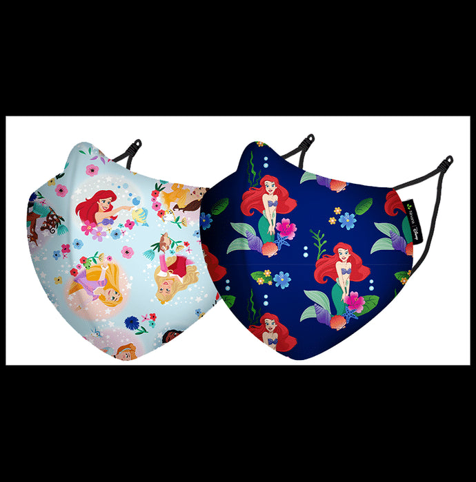 Nirvana Disney Face Covering Mask XS Ariel & Princess - Classic Derma
