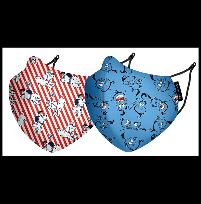 Nirvana Disney Face Covering Mask XS Ginie & 101 Dalmations - Classic Derma