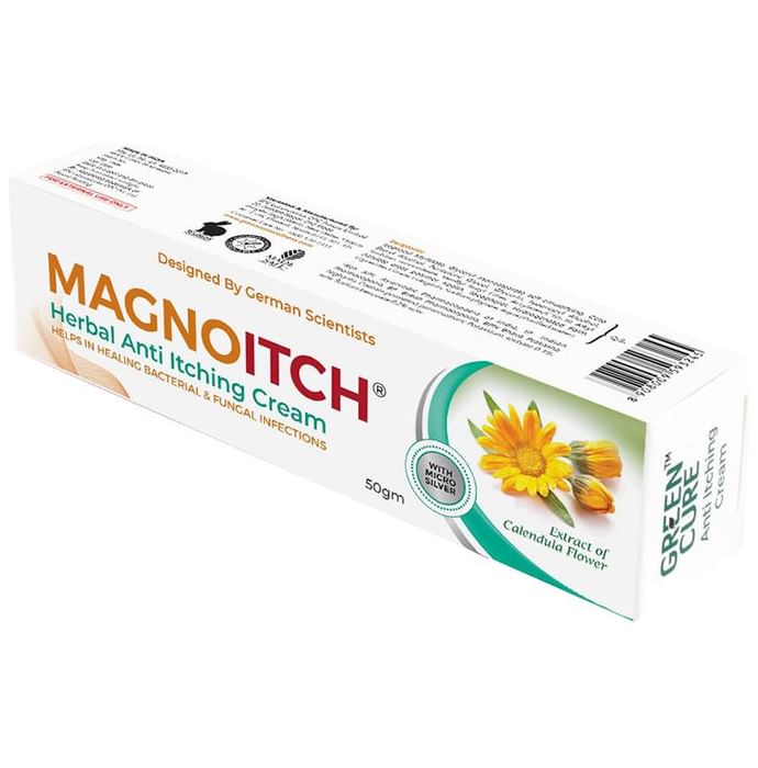 Green Cure Magnoitch Herbal Anti Itching Cream - Classic Derma