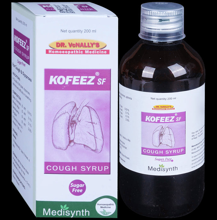 Medisynth Kofeez SF Cough Syrup Sugar Free - Classic Derma