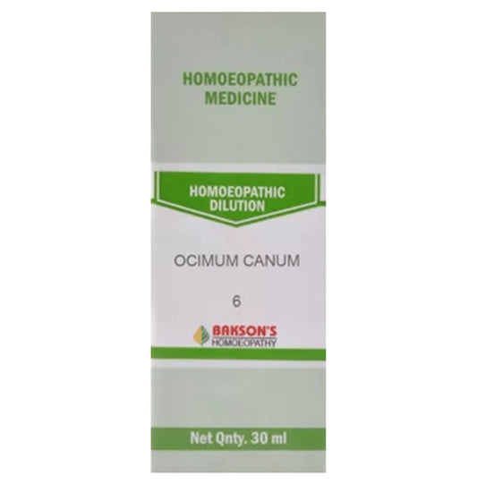 Bakson's Homeopathy Ocimum Canum Dilution 6 CH - Classic Derma
