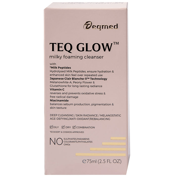 Teq Glow Milky foaming Cleanser - Classic Derma
