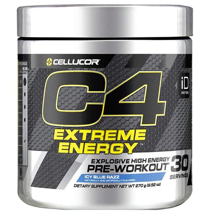 Cellucor C4 Extreme Energy Pre-Workout Icy Blue Razz - Classic Derma