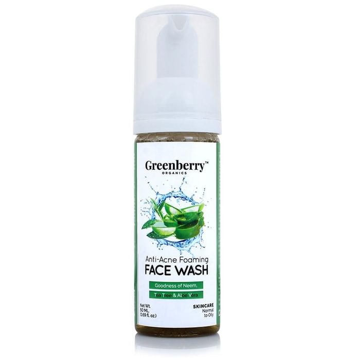 Greenberry Organics Anti-Acne Foaming Face Wash - Classic Derma